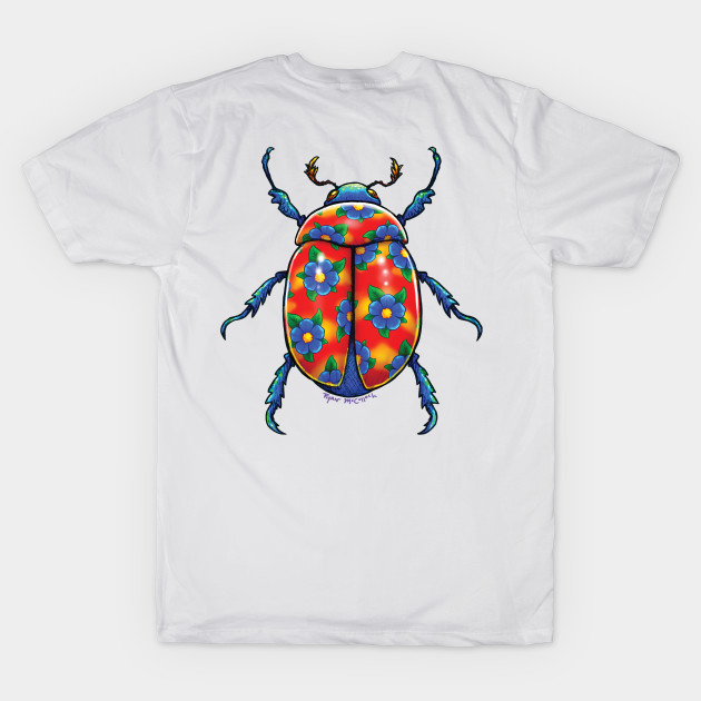 Hawaiian Shirt Beetle by CritterArt